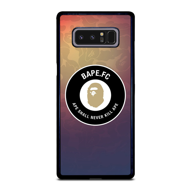 BAPE FC LOGO BADGE Samsung Galaxy Note 8 Case