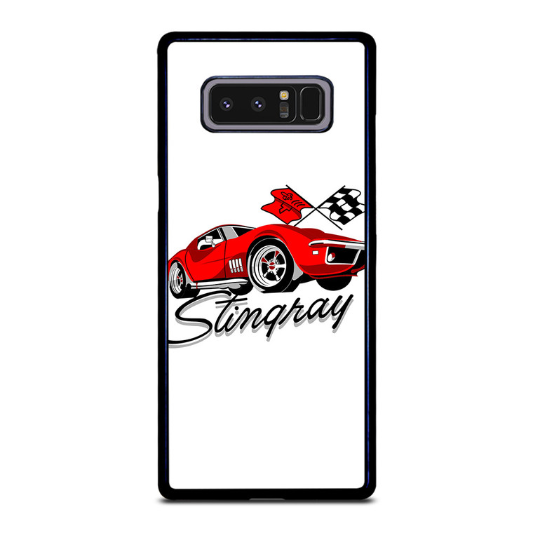 CHEVY RED CAR CARTOON Samsung Galaxy Note 8 Case