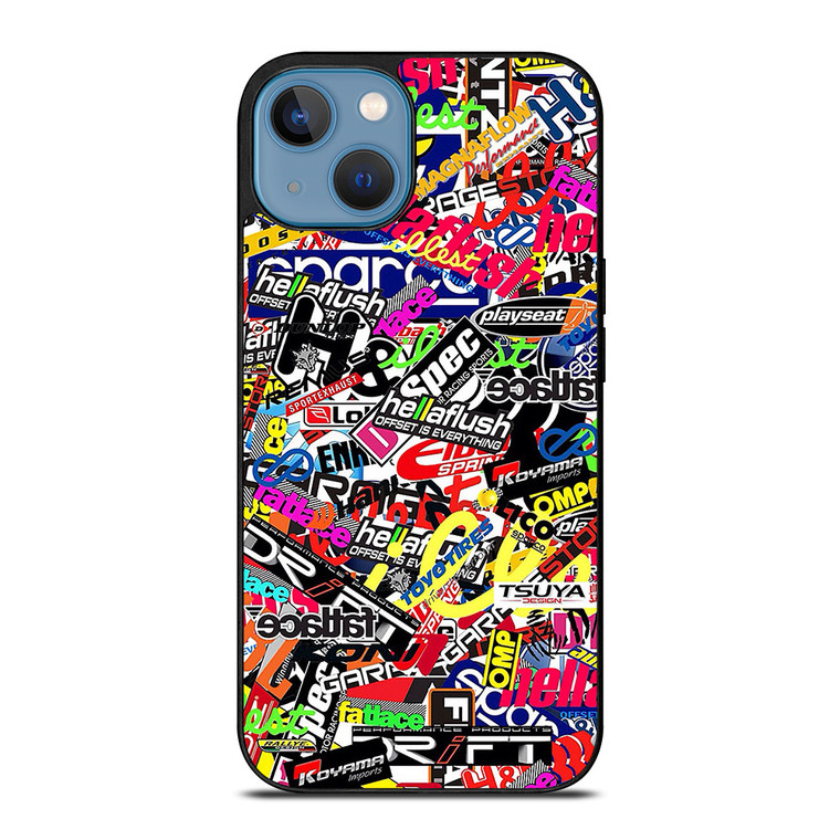 MOTOCROSS MX STICKER BOMB iPhone 13 Case