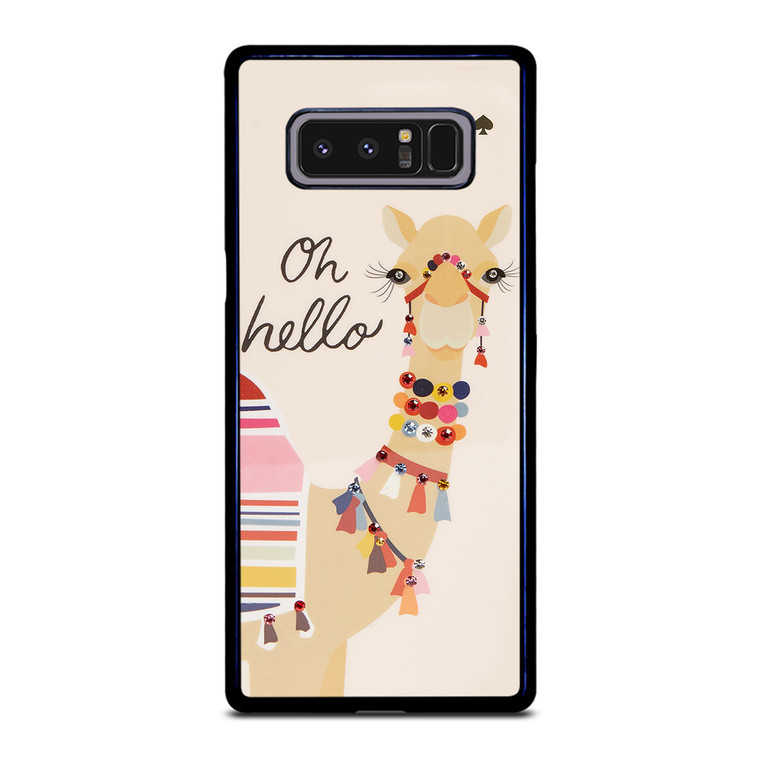 KATE SPADE CAMEL OH HELLO Samsung Galaxy Note 8 Case