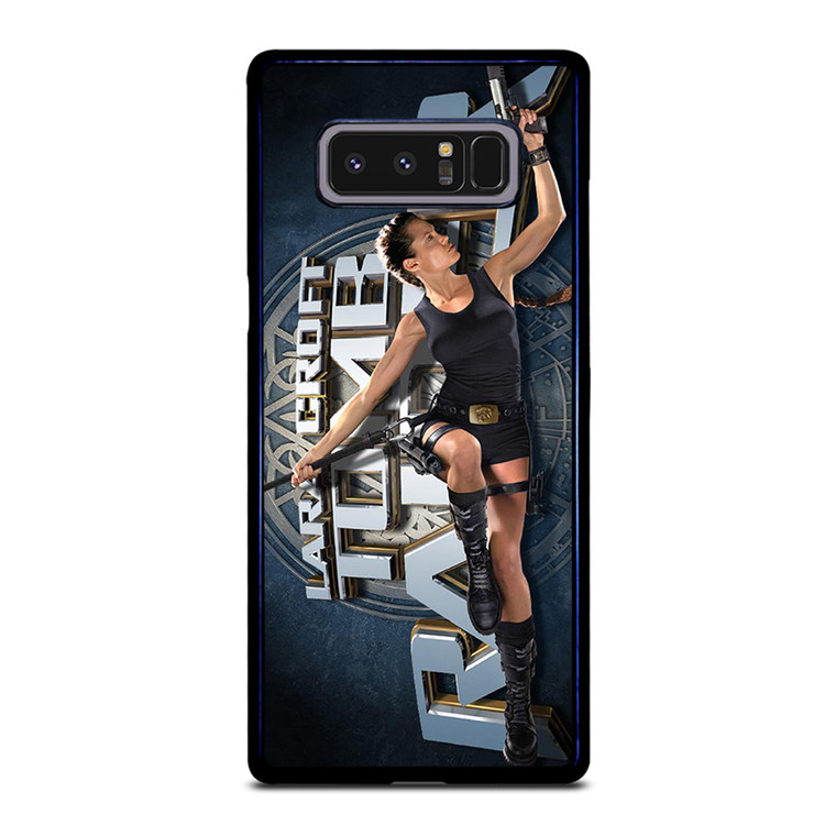 LARA CROFT TOMB RAIDER iPhone XR Plastic Black Samsung Galaxy Note 8 Case