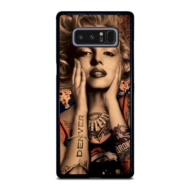 MARILYN MONROE TATTOO FAN ART Samsung Galaxy Note 8 Case