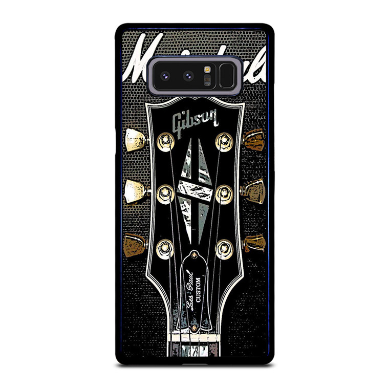MARSHALL X GIBSON GUITAR HEADSTOCK Samsung Galaxy Note 8 Case