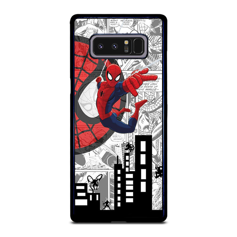 MARVEL SPIDERMAN COMIC CARTOON Samsung Galaxy Note 8 Case