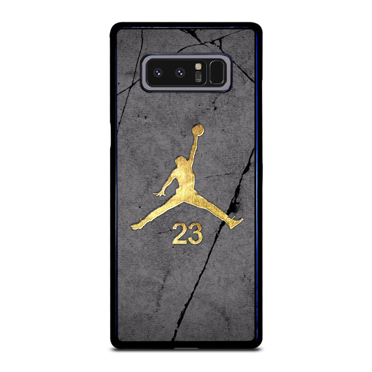 NIKE AIR JORDAN LOGO GOLD Samsung Galaxy Note 8 Case NIKE AIR JORDAN LOGO GOLD Samsung Galaxy Note 8 Case