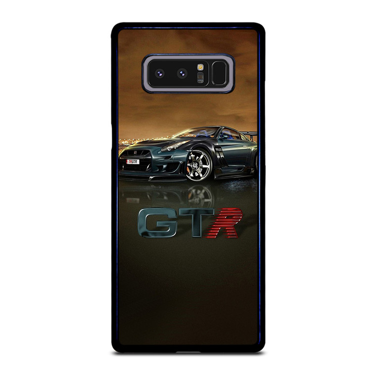 NISSAN GTR R35 SILVER GLOWING Samsung Galaxy Note 8 Case