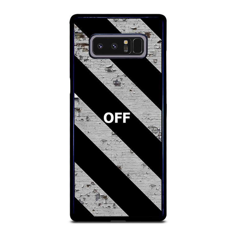 OFF WHITE LOGO STRIPE Samsung Galaxy Note 8 Case