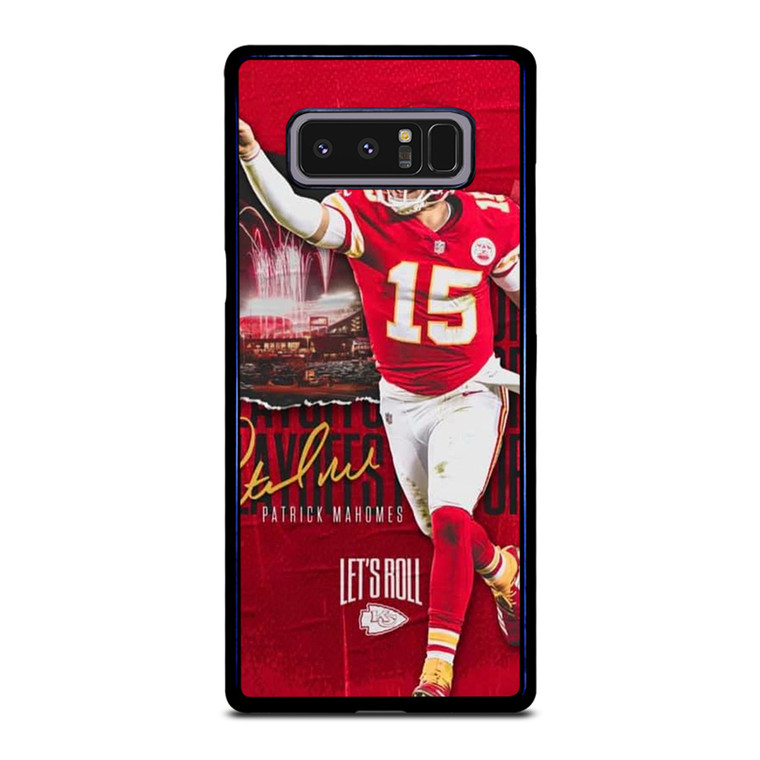 PATRICK MAHOMES KC CHIEFS Samsung Galaxy Note 8 Case PATRICK MAHOMES KC CHIEFS Samsung Galaxy Note 8 Case