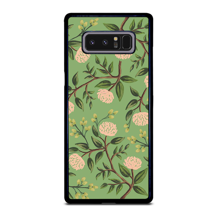 RIFLE PAPER EMERALD PEONIES Samsung Galaxy Note 8 Case