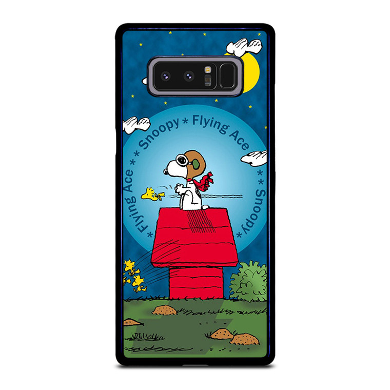 SNOOPY FLYING ACE Samsung Galaxy Note 8 Case