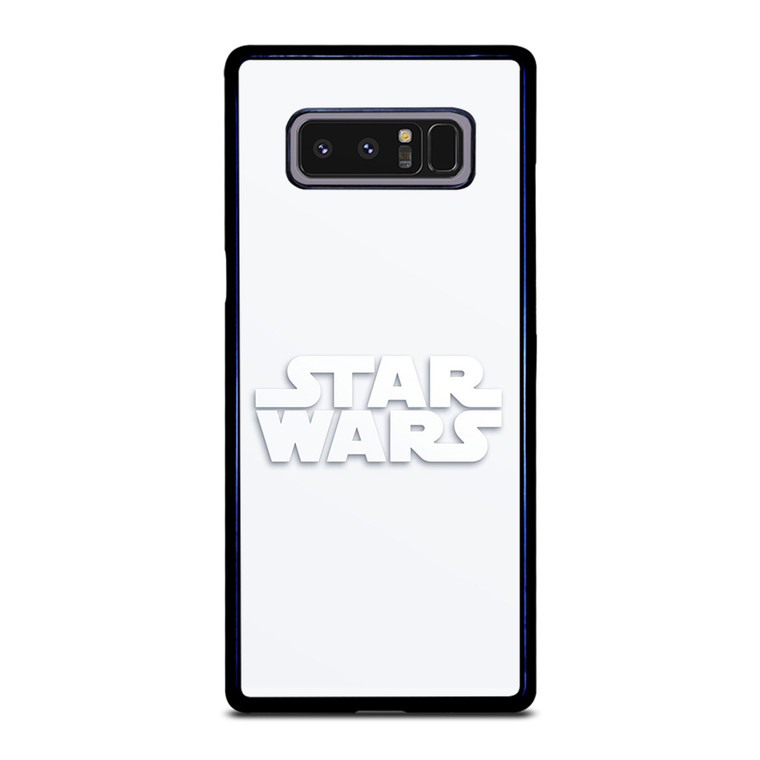 STARWARS LOGO WHITE Samsung Galaxy Note 8 Case
