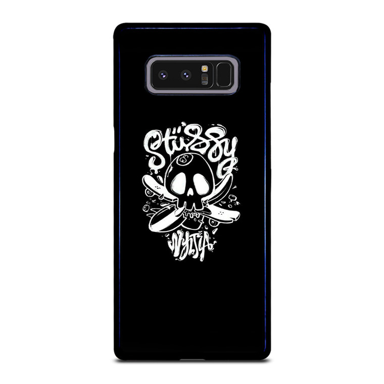 STUSSY SKULL LOGO ARTWORK Samsung Galaxy Note 8 Case