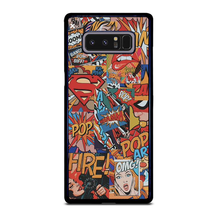SUPERMAN POP ART COMIC Samsung Galaxy Note 8 Case