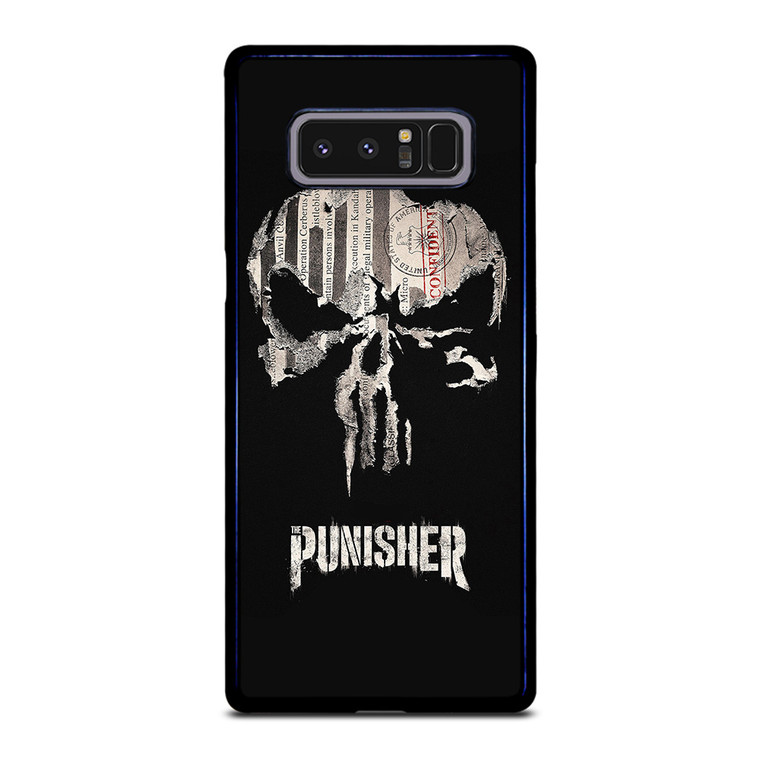 THE PUNISHER SKULL PAPER EFFECT ARTWORK Samsung Galaxy Note 8 Case
