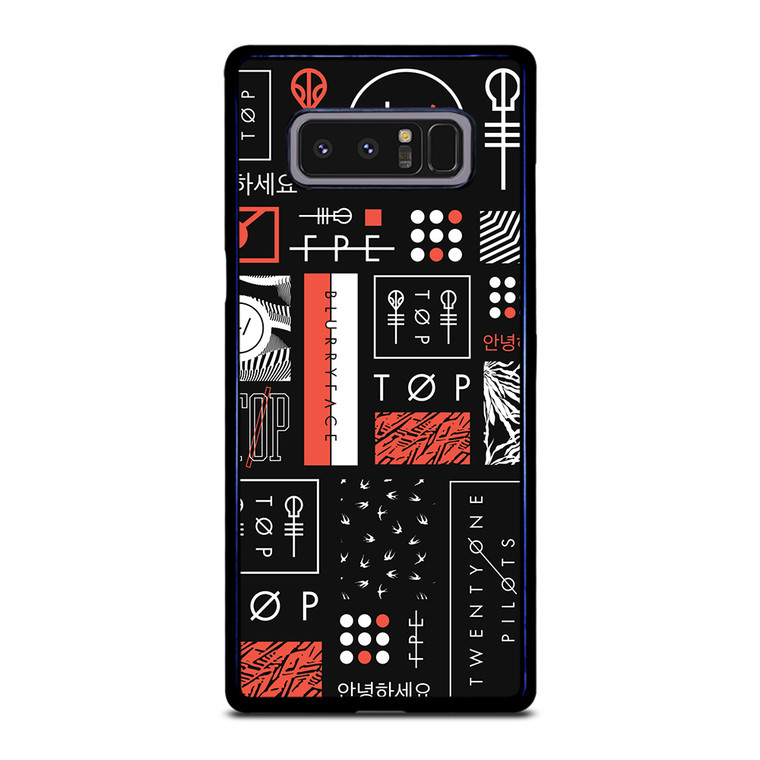 TWENTY ONE PILOTS BLURRYFACE ART Samsung Galaxy Note 8 Case
