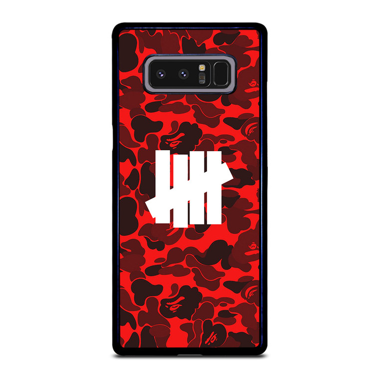 UNDEFEATED BAPE CAMO RED Samsung Galaxy Note 8 Case