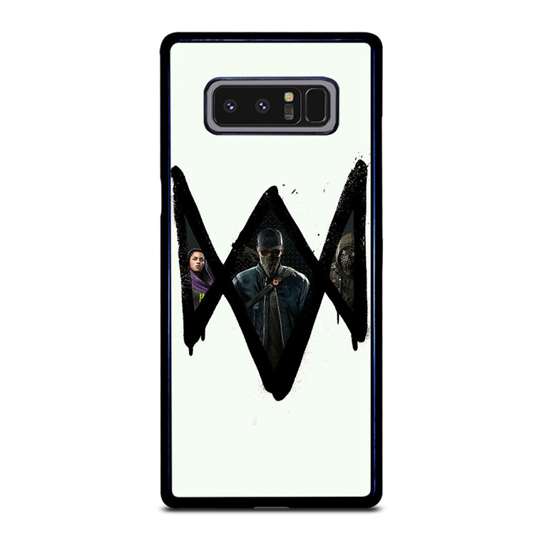 WATCH DOGS 2 LOGO ART Samsung Galaxy Note 8 Case