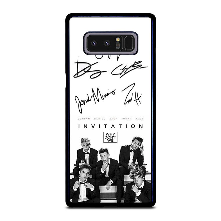 WHY DON'T WE SIGNATURE 2 Samsung Galaxy Note 8 Case