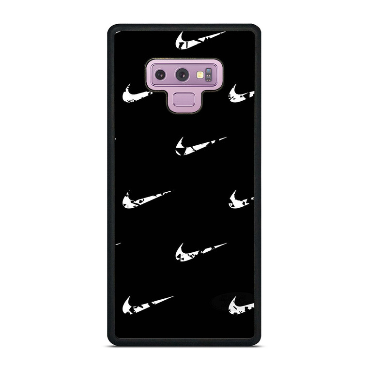 BLACK NIKE LOGO PATTERN Samsung Galaxy Note 9 Case