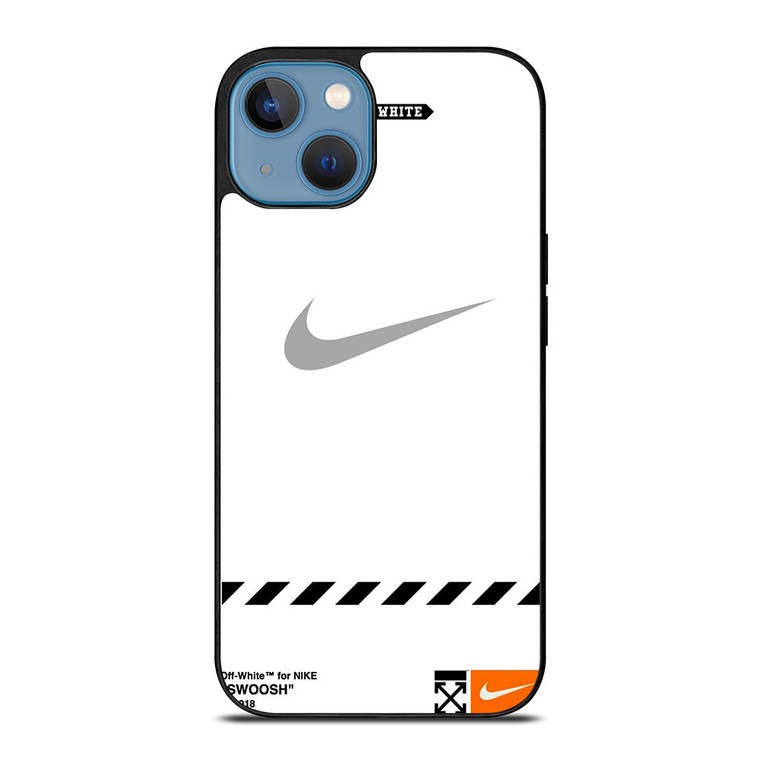 OFF WHITE X NIKE GREY LOGO iPhone 13 Case