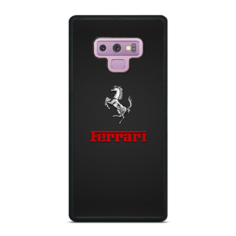FERRARI LOGO METAL POINT Samsung Galaxy Note 9 Case