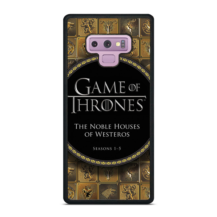 GAME OF THRONES THE NOBLE HOUSES OF WESTEROS Samsung Galaxy Note 9 Case