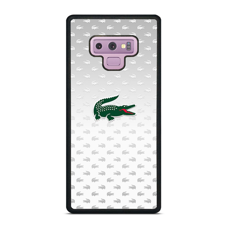 LACOSTE SILVER PATTERN Samsung Galaxy Note 9 Case