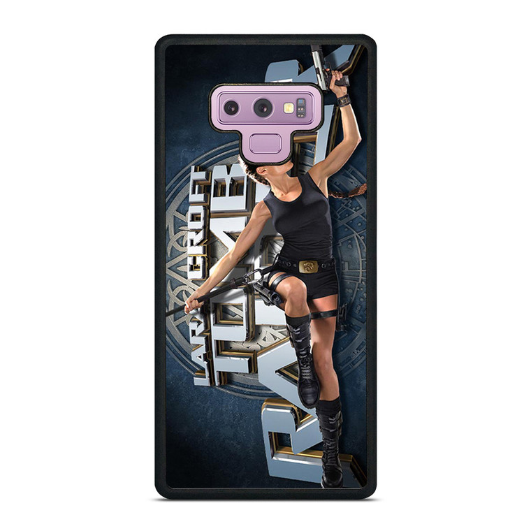 LARA CROFT TOMB RAIDER iPhone XR Plastic Black Samsung Galaxy Note 9 Case