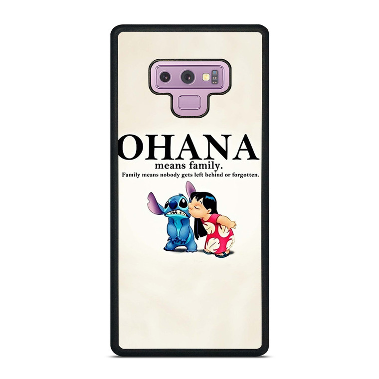 LILO AND STITCH OHANA FAMILY Disney Samsung Galaxy Note 9 Case