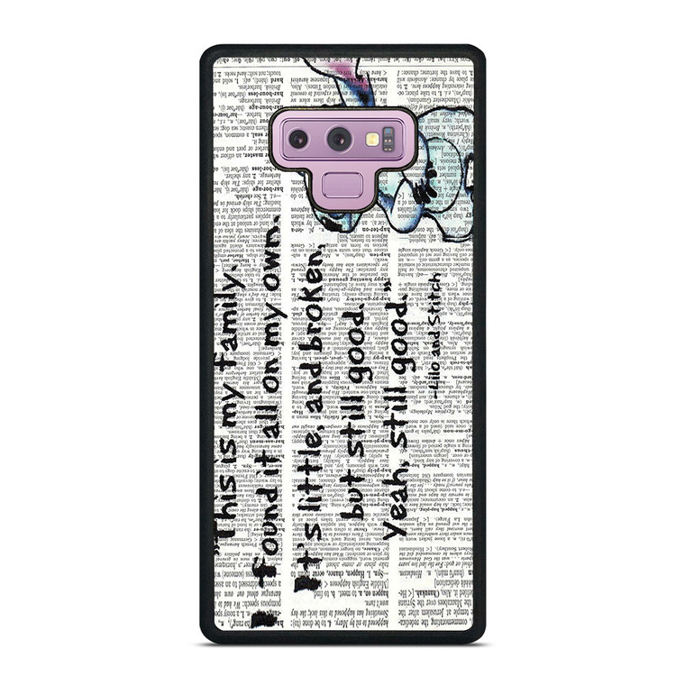 LILO AND STITCH QUOTES Disney Samsung Galaxy Note 9 Case