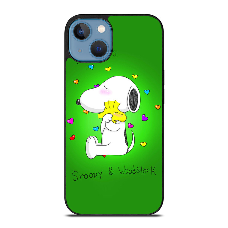 PEANUTS SNOOPY AND WOODSTOCK iPhone 13 Case
