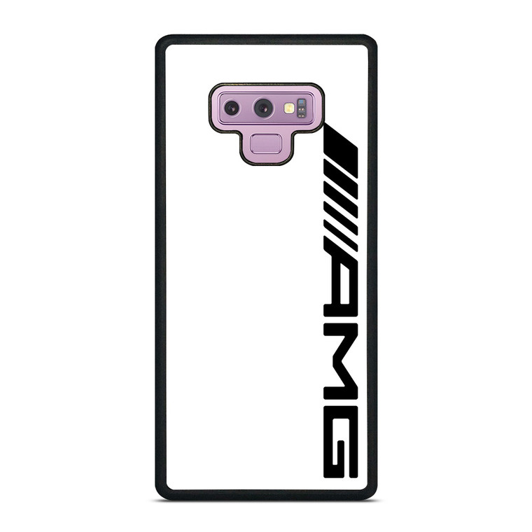 MERCEDES AMG LOGO WHITE Samsung Galaxy Note 9 Case