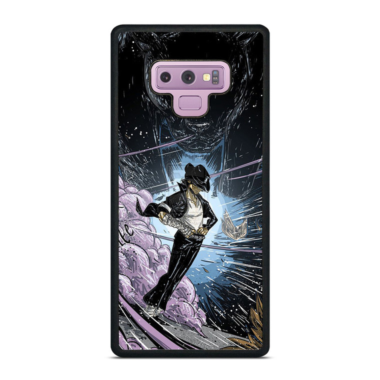 MICHAEL JACKSON CARTOON ART Samsung Galaxy Note 9 Case