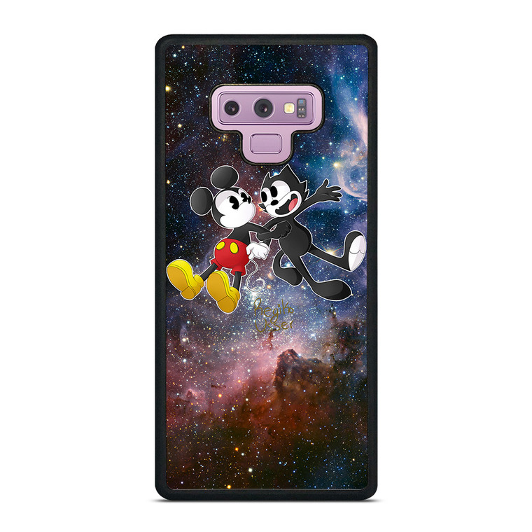 MICKEY MOUSE AND FELIX THE CAT Samsung Galaxy Note 9 Case