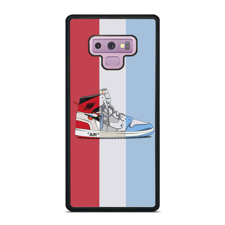NIKE AIR JORDAN SHOES CARTOON Samsung Galaxy Note 9 Case NIKE AIR JORDAN SHOES CARTOON Samsung Galaxy Note 9 Case