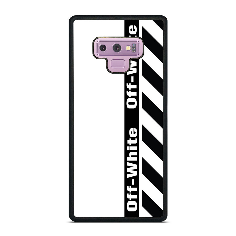 OFF WHITE LOGO VERTICAL Samsung Galaxy Note 9 Case