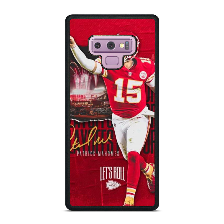 PATRICK MAHOMES KC CHIEFS Samsung Galaxy Note 9 Case PATRICK MAHOMES KC CHIEFS Samsung Galaxy Note 9 Case