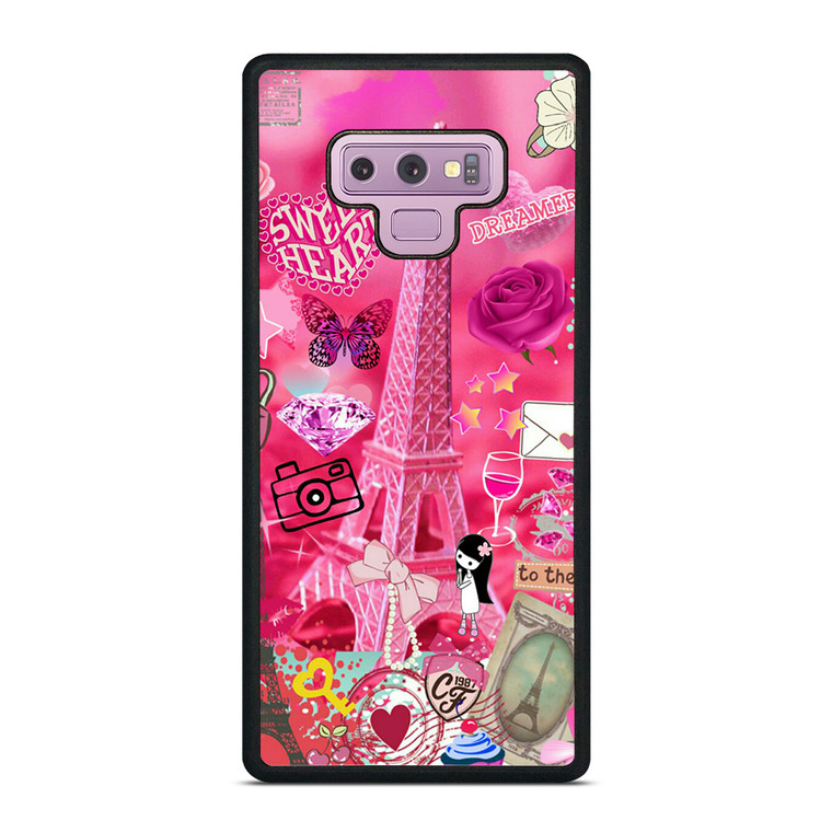 PINK PARIS CUTE Samsung Galaxy Note 9 Case
