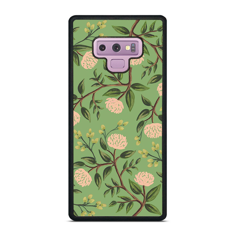 RIFLE PAPER EMERALD PEONIES Samsung Galaxy Note 9 Case