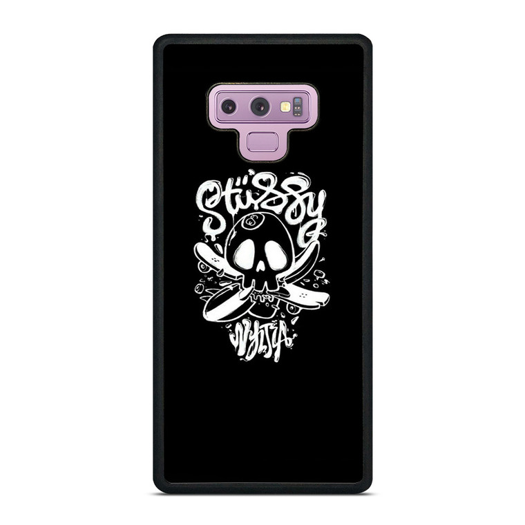 STUSSY SKULL LOGO ARTWORK Samsung Galaxy Note 9 Case