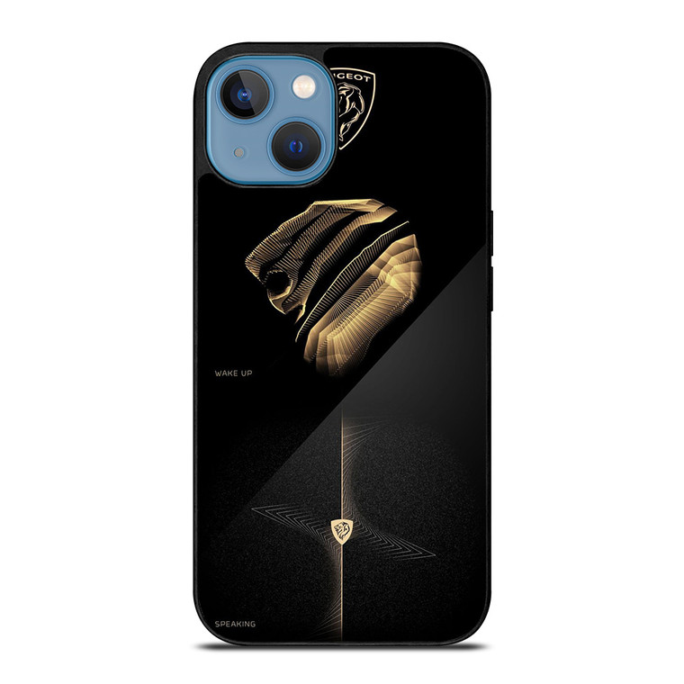 PUEGOT LOGO GOLD ELEGANT iPhone 13 Case