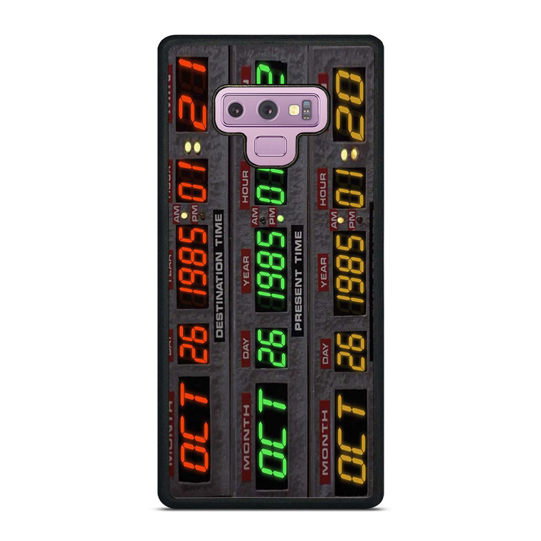 TIME CIRCUITS BACK TO THE FUTURE Samsung Galaxy Note 9 Case