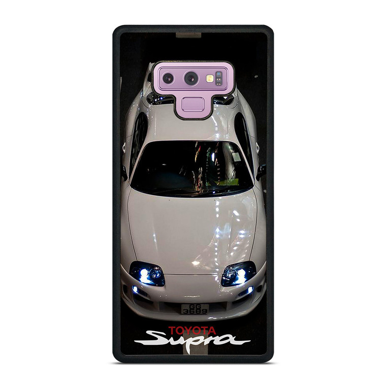 TOYOTA SUPRA WHITE CAR Samsung Galaxy Note 9 Case TOYOTA SUPRA WHITE CAR Samsung Galaxy Note 9 Case