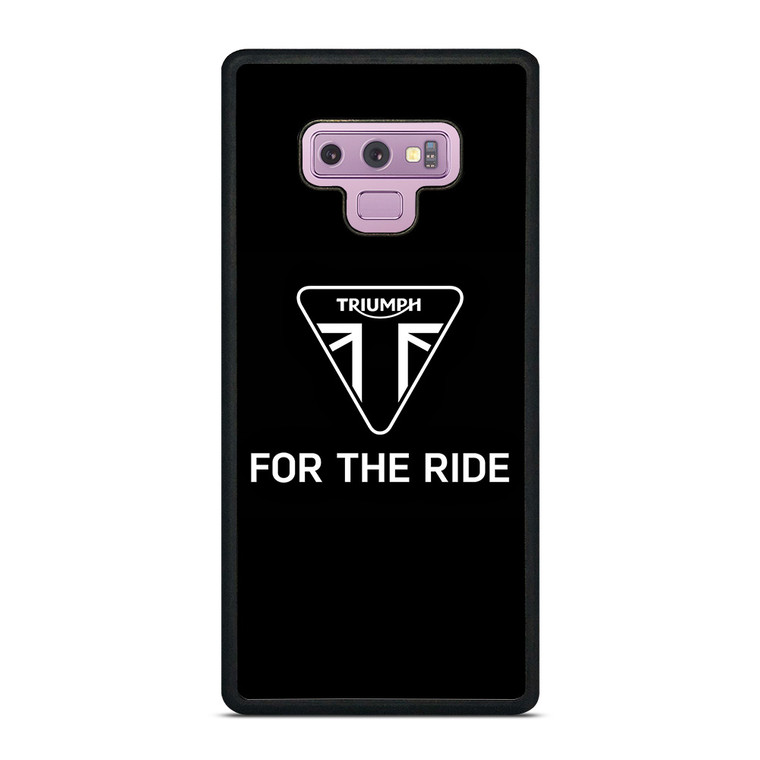 TRIUMPH FOR THE RIDE LOGO Samsung Galaxy Note 9 Case TRIUMPH FOR THE RIDE LOGO Samsung Galaxy Note 9 Case