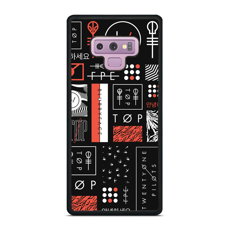 TWENTY ONE PILOTS BLURRYFACE ART Samsung Galaxy Note 9 Case