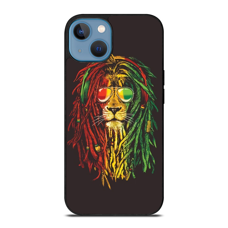 RASTA LION REGGAE BOB MARLEY iPhone 13 Case