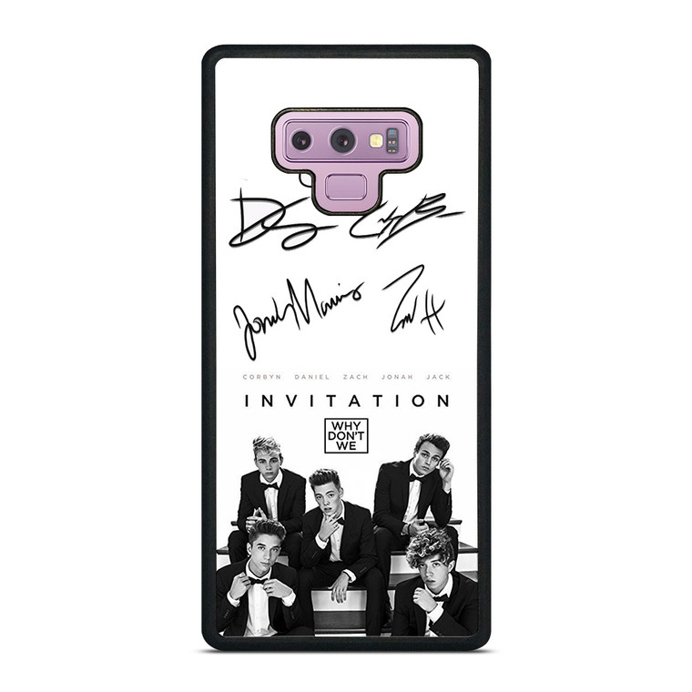 WHY DON'T WE SIGNATURE 2 Samsung Galaxy Note 9 Case WHY DON'T WE SIGNATURE 2 Samsung Galaxy Note 9 Case