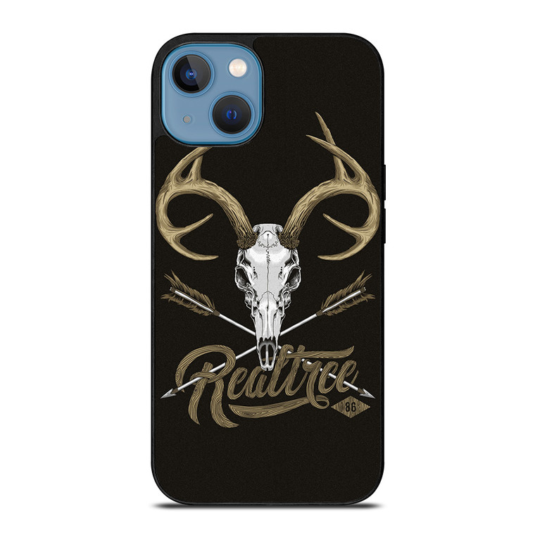 REALTREE DEER SKULL LOGO iPhone 13 Case