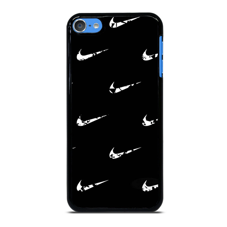 BLACK NIKE LOGO PATTERN iPod Touch 7 Case