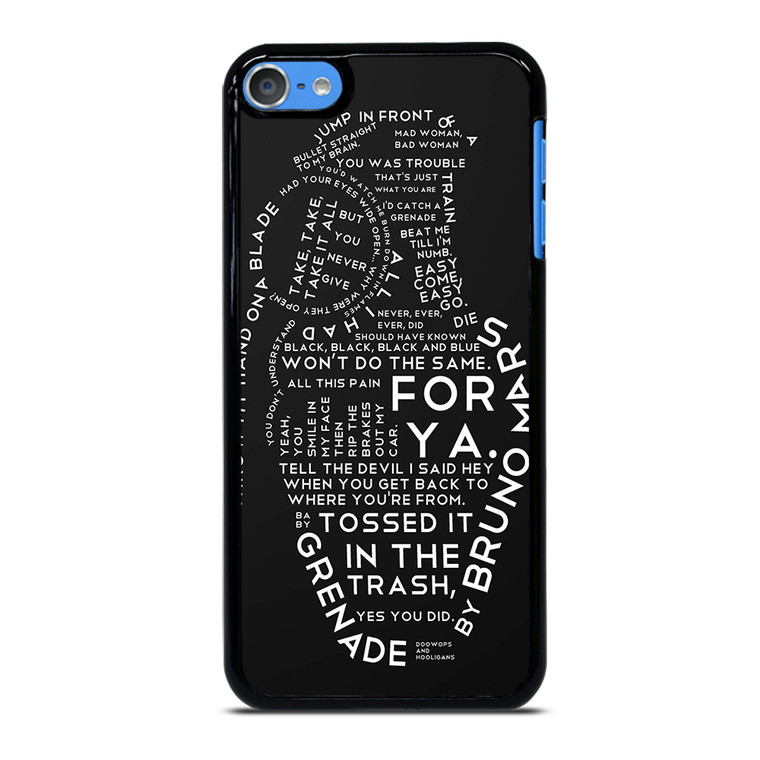 BRUNO MARS LYRICS iPod Touch 7 Case